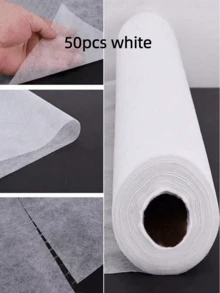 1 Roll Of 50pcs Disposable Bed Sheets, Spa Bed Covers, Massage Table Paper Rolls, Suitable For Massage, Spa, Tattoo And Examination Beds - Multicolor - View 11