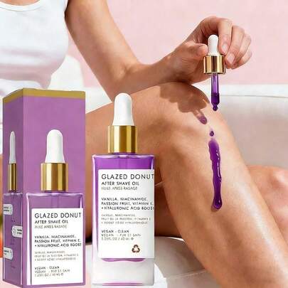 Bálsamo para después del afeitado - Purple Donut,  formulado para reafirmar y nutrir la piel en profundidad, devolviéndole su luminosidad. 40 ml.