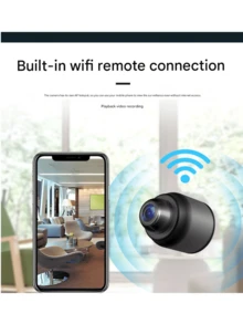 1pc Mini Camera, Home Security Camera, Wide Angle Monitoring, WiFi Wireless Camera, Pet Camera, With Mobile App, Night Vision, Christmas, Halloween, Thanksgiving Gift (SD Card Not Included) - Multicolor - View 4