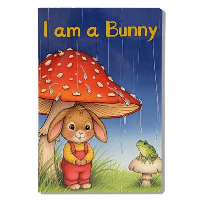 I Am A Bunny Board Book – Gentle Nature-Themed Story, Simple Read-Aloud Text, Cozy Illustrations, Sturdy Rounded Pages For Easy Turning, Builds Early Vocabulary And Seasonal Awareness