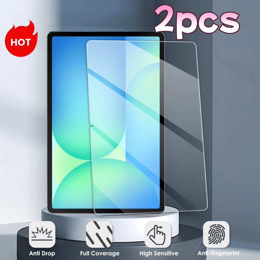 2pcs Transparent High-Definition Tablet Screen Protector, Compatible With Samsung Galaxy Tab S10/Tab A9/Tab A7/Tab S9/Tab A9/Tab S10 Lite/Tab S11/Tab S11 Ultra/Tab S6 Lite, Bubble-Free