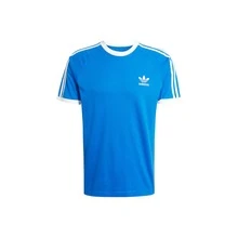 adidas originals adicolor 系列 Logo標誌條紋圓領套頭短袖T卹 - 彩藍 - 查看 13