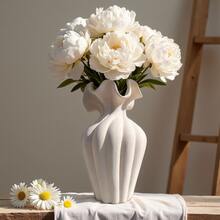 1个20厘米高陶瓷装饰花瓶，水培产品，插花，家居装饰，新品上市，节日/生日/毕业礼物，房间装饰花瓶，玻璃花瓶