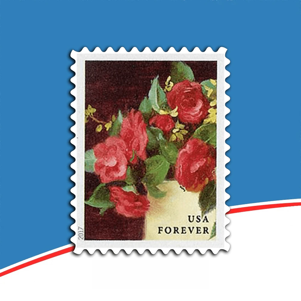 2017 Flowers From The Garden Forever Vintage Collectible Bulk Seriers For Holiday ,Invitation ,Wedding ,Back To School ,Card Making,Philately Supplies,Journaling,Heart-Themed Charity Retro Set ,Authentic Collectible Self-Adhesive For Holiday Gifting ,Gift For Anniversary & Philately ,Letters Cards Valentine Christmas Gift ,High Appreciation - 2017 Flowers from The Garden 2 - 查看 1