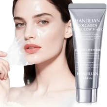 1 mặt nạ collagen làm sáng da, 65g mặt nạ lột chống nhăn, dưỡng ẩm, làm săn chắc, làm sáng da, chống lão hóa, cải thiện độ đàn hồi của da, lý tưởng cho Ngày của Mẹ, Ngày Valentine, Ramadan, các bữa tiệc. - Bạc - Xem 2