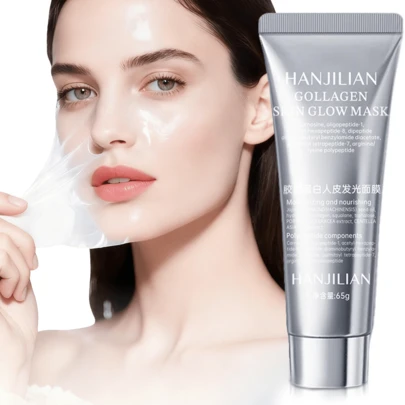 1 mặt nạ lột chống nhăn, 65g mặt nạ collagen làm sáng da, dưỡng ẩm, làm săn chắc, làm mịn, trẻ hóa da, món quà lý tưởng cho Ngày của Mẹ, Ngày Valentine, Ramadan, các bữa tiệc.