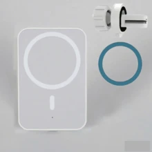 Soporte magnético para teléfono de coche con cargador inalámbrico de 15W, compatible con iPhone 17/16/15/14 Pro Max, compatible con cargador de coche MagSafe, con luz LED