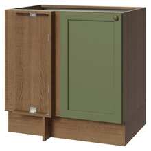 Gabinete Bajo Cocina Madesa Vik 80cm Sin Encimera MV - Marrón y Verde - Ver 12