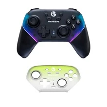 GAMESIR Godlike Chicken Superstar Wireless Game Controller, Compatible With Switch/PC/Steam, Bluetooth + 2.4G Dual Mode, Hall Joystick & Mechanical Buttons, 6-Axis Gyro, 1000Hz Polling Rate, Optimized For Popular Action Games, Black - Black - View 3