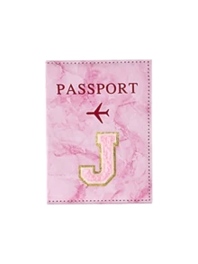 Passport Wallet Women Men RFID Vintage Business Passport Covers Holder Portable Multi-Function ID Bank Card PU Leather Wallet Case Air Plan Travel Accessories PU Leather Passport Covers For Teens For Travel For Back To School, Premium Minimalist Initial Letter Passport Cases For Girls For Student For Unisex Back To School Stuff Travel Accessories Passport Bag ,Travel Essential Bag - Multicolor - View 22