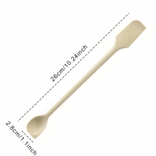 Multifunktionell silikonskrapa, mini-sil med dubbelt huvud, lämplig för matlagning och sylttillverkning - Multifärgad - Visa 5