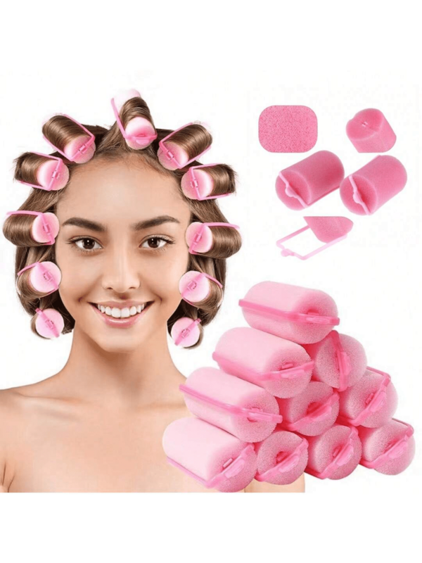 Sponge Hair Rollers, Foam Hair Rollers, Sleep Hair Rollers, Elastic Hair Rollers, Hair Styling Sponge Rollers, Hair Curlers, No-Heat Hair Curlers, Hair Curlers, Salon Hair & Beauty Products And Accessories