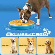 Dog Puzzle Toys Slow Feeder, Treat Food Dispenser For Small To Large Dog Breeds, Intelligence Training, Anti-Choking, Easy To Clean, Consume Engery - Multicolor - View 6