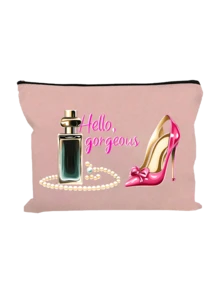 香水瓶高跟鞋造型化妆包，精美个性化化妆包，多场景适用，旅行洗漱包，适合日常使用或旅行，适合作为礼物，适合美甲师，完美的生日礼物，日常必备收纳包，生日礼物，时尚洗漱包，时尚化妆包，轻便收纳器，多功能收纳器，美甲师礼物 - 彩色 - 查看 13