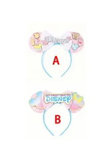 1 chiếc băng đô trang trí công viên giải trí, băng đô tai nơ đính sequin, tai hoạt hình dễ thương, băng đô cài tóc nơ đính sequin, phụ kiện tóc đi chơi công viên giải trí, thích hợp cho các bữa tiệc học sinh, dạ hội hóa trang, nhập vai, công viên giải trí, món quà hoàn hảo cho nhiều dịp, unisex, phù hợp cho thanh thiếu niên, người lớn và các cặp đôi, phụ kiện lý tưởng cho cosplay công chúa, tiệc sinh nhật và tiệc Giáng sinh (Màu sắc và kiểu dáng được giao ngẫu nhiên) Phụ kiện tóc làm đẹp tại nhà - Phong cách ngẫu nhiên - Xem 6