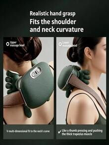 5-Finger Massager With Electric Massage Function, Wireless Portable USB Rechargeable. Deep Tissue Massage For Neck, Shoulder, Back, Arms And Legs. 2000mAh - MultiWarna - View 5