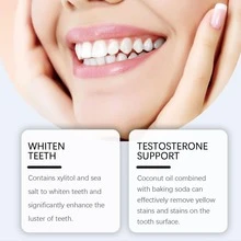 Solid Toothpaste Nobs Without The BS Tablets Flavors Teeth Breath Mouthwash Smoke Remove Bad Whitening Fresh Charcoal Stains,Teeth Whitener - 白色 - 查看 5