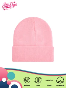 1pc Unisex Y2K Style Solid Color Knit Beanie Hat, Fashion Versatile For Street, Party, Autumn/Winter Outdoor, Warm And Windproof - Knitted Hat - View 11