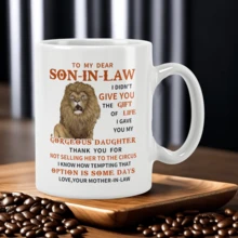 To My Son-In-Law Coffee Mug - 11oz Ceramic Cup, Gift From Mother-In-Law, Birthday & Christmas Gift For Son-In-Law, Best Son-In-Law Ever - Multicolor - View 5