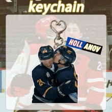 Heated Rivalry Keychain, Film Merchandise, Heart-Shaped Keychain, Bag Charm, Car Charm, Collectible, Hanging Decoration, Birthday Gift, Party Gift - Multicolor - View 7