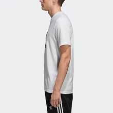Adidas Camouflage Logo Print Short Sleeve Casual T-Shirt - White - View 4