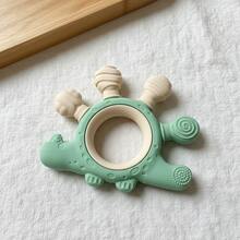 ETETOO Baby Teething Toys Dinosaur Ring Teether, 0-6 Months Silicone Soft Silicone Relief - Multicolor - View 12