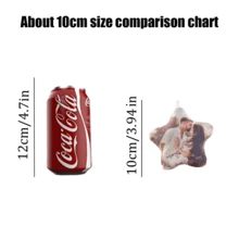 1pc Customized Star-Shaped Pillow - Personalized With Photo, Name. Unique & Breathable, Suitable For Her, Him, Them, Boyfriend, Girlfriend, Dad, Mom, Family, Friends, Anniversary, Mother's Day, Birthday, Valentine's Day, Christmas, Halloween, Graduation, Father's Day, Wedding, Homemaker, Sofa, Bed, Car, Tea Room, Bedroom, Bathroom, Living Room, Dining Room - Multicolor - View 14