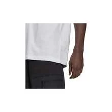 Camiseta de entrenamiento deportivo casual con cuello redondo y manga corta, cómoda y transpirable, con estampado del logotipo retro de Adidas ESSENTIALS - Blanco - Ver 6