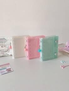 极简主义五孔活页相册，3英寸即时成像胶片收纳册，卡片夹，日记本 - 彩色 - 查看 7