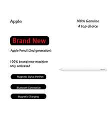 Apple Pencil Pro Magnetic Stylus Pen Handwriting Drawing Capacitive Stylus For IPad - White - View 4