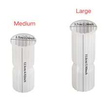 Khuôn nến trụ xoắn kiểu Bắc Âu, khuôn silicon sọc trang nhã, thích hợp cho việc tự làm nến thơm, nghệ thuật nhựa, trang trí nhà cửa bằng xi măng và thạch cao. - trắng - Xem 10