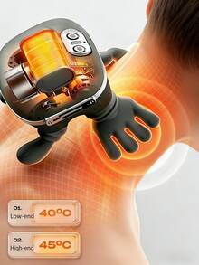 5-Finger Massager With Electric Massage Function, Wireless Portable USB Rechargeable. Deep Tissue Massage For Neck, Shoulder, Back, Arms And Legs. 2000mAh - MultiWarna - View 4