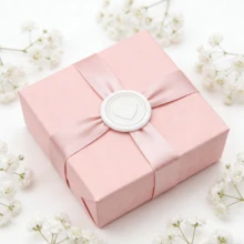 30pcs White Heart Shaped Wax Seal Stickers, Special Wax Seal Suitable For Envelopes And Invitations, Easy To Use With Strong Adhesive, Flower Envelope Stickers, Gift & Invitation Accessories - Multicolor - View 8