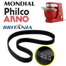 Borracha Correia Batedeira Planetária Philco Mondial Arno Britania - Preto e Branco - Visão 8