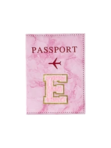 Passport Wallet Women Men RFID Vintage Business Passport Covers Holder Portable Multi-Function ID Bank Card PU Leather Wallet Case Air Plan Travel Accessories PU Leather Passport Covers For Teens For Travel For Back To School, Premium Minimalist Initial Letter Passport Cases For Girls For Student For Unisex Back To School Stuff Travel Accessories Passport Bag ,Travel Essential Bag - Multicolor - View 16