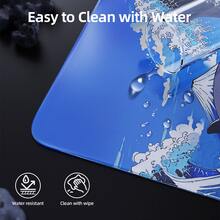 ATTACK SHARK X MAMBASNAKE CM05 Outline Glass Hard Gaming Mouse Pad, Nano-Etched Texture, Smooth Glass Surface, High Precision, Fast Tracking, Scratch-Resistant, PU Leather Non-Slip Base, Large Size, Gift, Holiday, 2026 New Year (450*400mm) - Multicolor - View 11