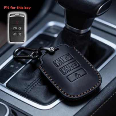 Key Fob Cover Protector Suitable For Land Rover Range Rover, Range Rover Evoque, Land Rover Discovery 5 And E-PACE, I-PACE Smart Remote Key