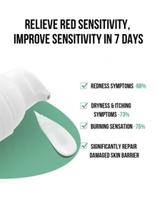 Cetaphil 45毫升正装/10毫升迷你装舒缓保湿霜，经皮肤科医生测试，适用于敏感肌肤，显著减少敏感迹象，超温和保湿修复配方，持久保湿，帮助恢复肌肤水分平衡，质地轻盈不油腻，快速吸收。 - 絲塔芙四維舒緩修護乳霜 - 查看 8