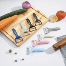 1pc/3pcs/5pcs Portable Mini Peeler, Finger Peeler, Multi-Function Fruit Grater - Multicolor - View 1