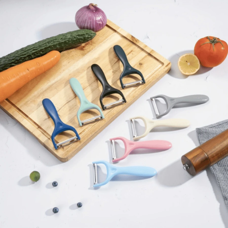 1pc/3pcs/5pcs Portable Mini Peeler, Finger Peeler, Multi-Function Fruit Grater - Multicolor - View 1