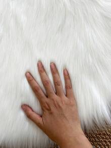 1 件云朵造型毛绒地毯 - 米色柔软，适用于客厅、卧室、走廊 - 现代不对称云朵造型，可机洗，舒适礼品，1-5 厘米裁剪误差，卧室装饰，小地毯，地毯，家居装饰，客厅地毯，客厅小地毯，卧室地毯，户外地毯，可水洗地毯，羊毛地毯，毛绒地毯，秋冬季地毯 - 米色 - 查看 7