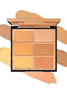 FV 6 Colors Concealer Palette -Full Coverage Long Lasting Colors Corrector For Dark Circles Redness Acne With Natural Finish Brand Beauty Makeup Face Paint Cosmetic Ideal For Y2K Fancy Fashion Suitable For Birthday Gift Party Ready Best Color - Light - View 12