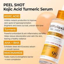Dr.Melaxin Peel Shoot - Exfoliating Konjic Acid Turmeric Serum 80ml - Facial Exfoliant - Collagen - 查看 6