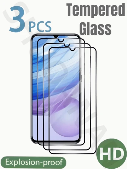 3 Piecestempered Glass Screen Protector For XM And Redmi Phones, Suitable For Birthdays, Easter, Christmas, Family, Friends, Boys, And Girlfriends.