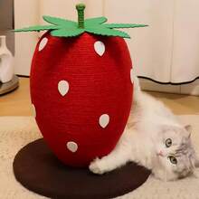Fruit Shaped Cardboard Cat Scratching Board, Indoor Cat Scratch Pad Toy, No Assembly Required, Scratching Rope - 34*34*36CM / 13.3*13.3*14.1IN - View 10