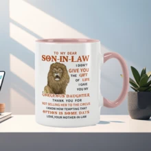 To My Son-In-Law Coffee Mug - 11oz Ceramic Cup, Gift From Mother-In-Law, Birthday & Christmas Gift For Son-In-Law, Best Son-In-Law Ever - Multicolor - View 8