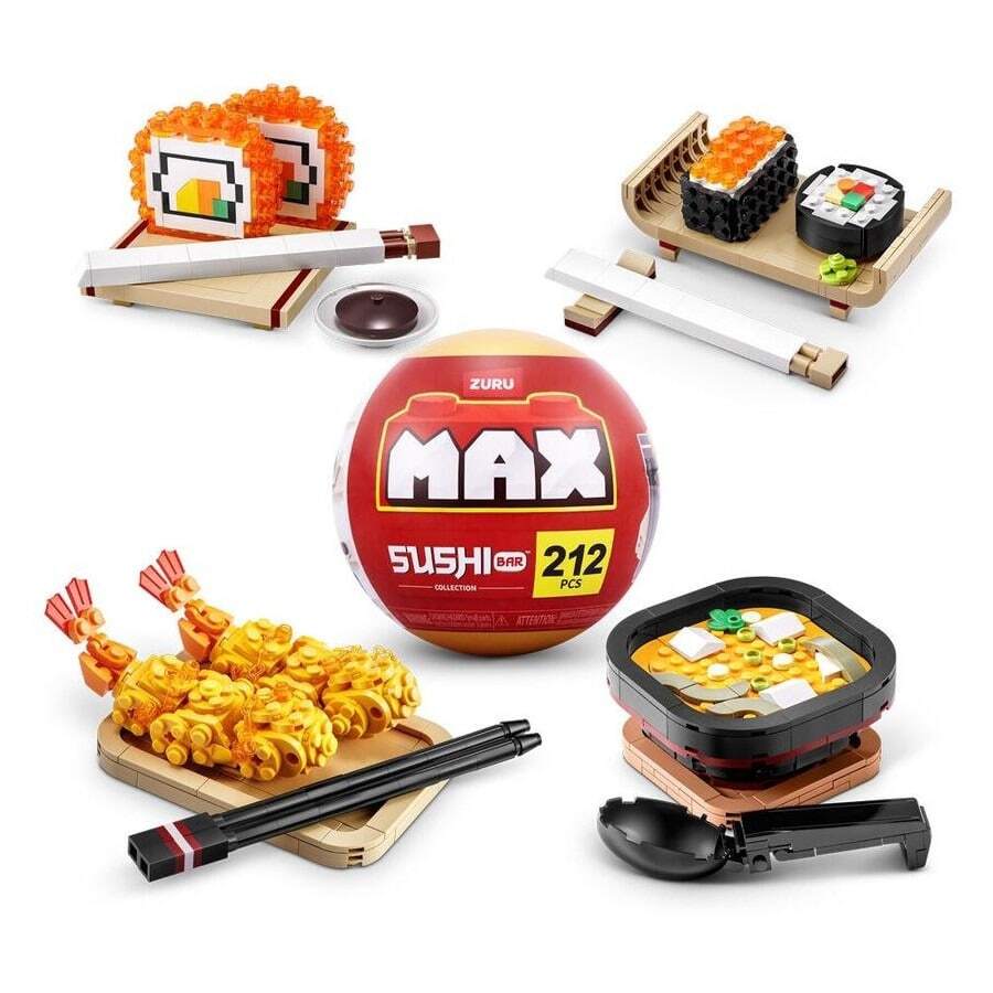 ZURU Max 高级寿司 - 惊喜球建筑玩具套装 - Multicolor(Random Style) - 查看 1