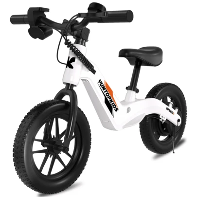 24V Electric Balance Bike, Suitable For Ages 3-5, With Fast Charger Alloy Frame, 3-Speed, Adjustable Seat, 150W Lightweight Balance Electric Bike, Various Holiday And Birthday Gifts For Boys And Girls