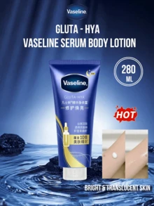 Vaseline 30/280ml Glutathione-Hyaluronic Acid Essence Lotion (For Nighttime Use), Repairing And Brightening, 7-Day Brightening Effect, Fades Blemishes, 24-Hour Hydration, 3-Second Absorption, Containing 10X Glutathione-Hyaluronic Acid Essence (Glutathione/Hyaluronic Acid/Centella Extract), Daily Radiant Skin, Suitable For Those Seeking Rapid Brightening And Repair, An Essential Daily Skincare Item, Leaves Skin Luminous, Even-Toned, And Fades Blemishes. - Vaseline Body Essence Repair and Brighten - View 2