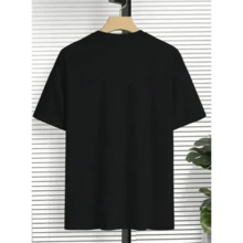 NY Premium Cotton Shirt Set - T-Shirt + Shorts Kit - New Release - 黑色 - 查看 2